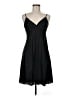 DKNY 100% Polyester Solid Black Cocktail Dress Size 6 - photo 1