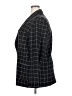 I Believe Plaid Black Blazer Size 2X - photo 5