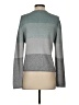 Carlisle Gray Long Sleeve Silk Top Size S - photo 2
