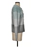 Carlisle Gray Long Sleeve Silk Top Size S - photo 4