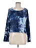 Trixxi Tie-dye Blue Long Sleeve Top Size M - photo 1