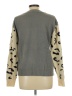 Angashion Animal Print Gray Pullover Sweater Size L - photo 2