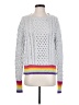 Le Superbe Color Block Gray Pullover Sweater Size XS - photo 1