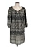 Glam 100% Polyester Gray Casual Dress Size L - photo 1