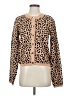 Unbranded Animal Print Tan Cardigan Size S - photo 1