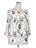 Chico's White 3/4 Sleeve Blouse Size XXL (4) - photo 1