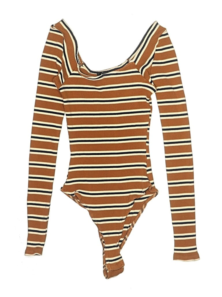 Pre-owned Lulus Bodysuit In Brown