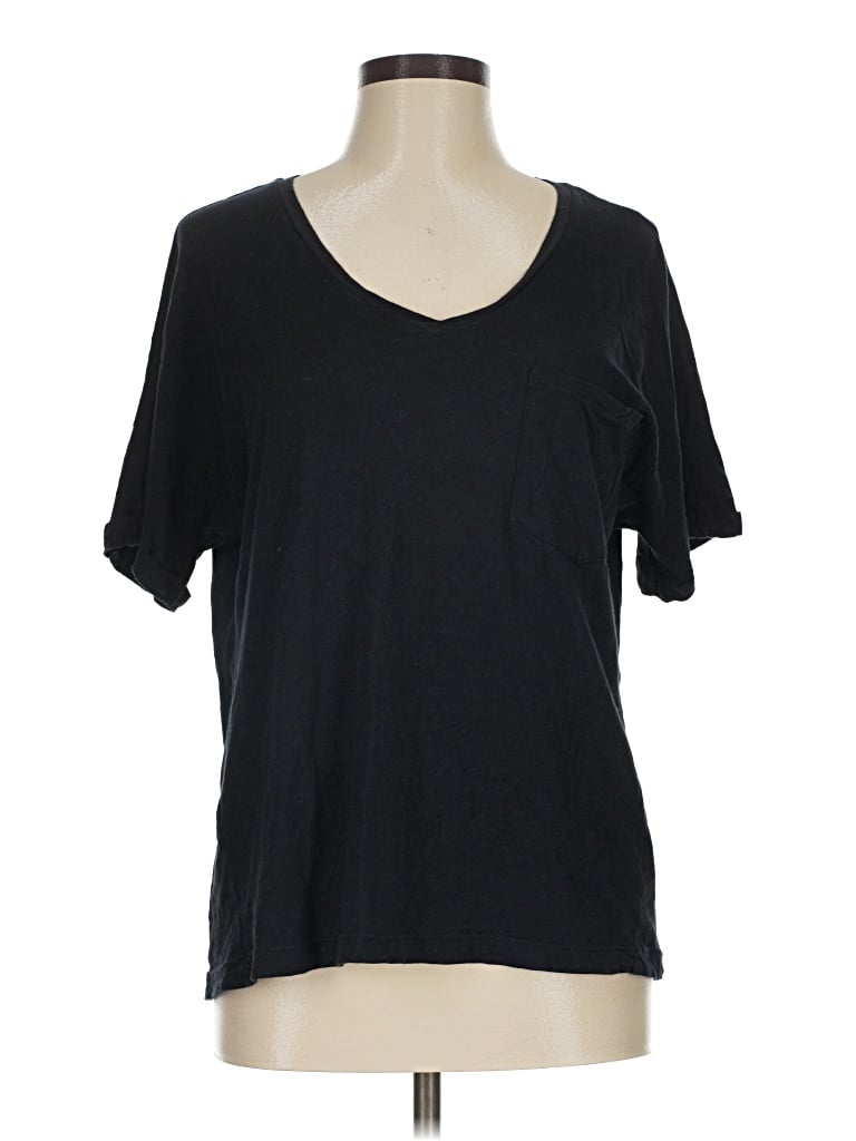 Pre-owned Everlane Short Sleeve T-shirt In Black