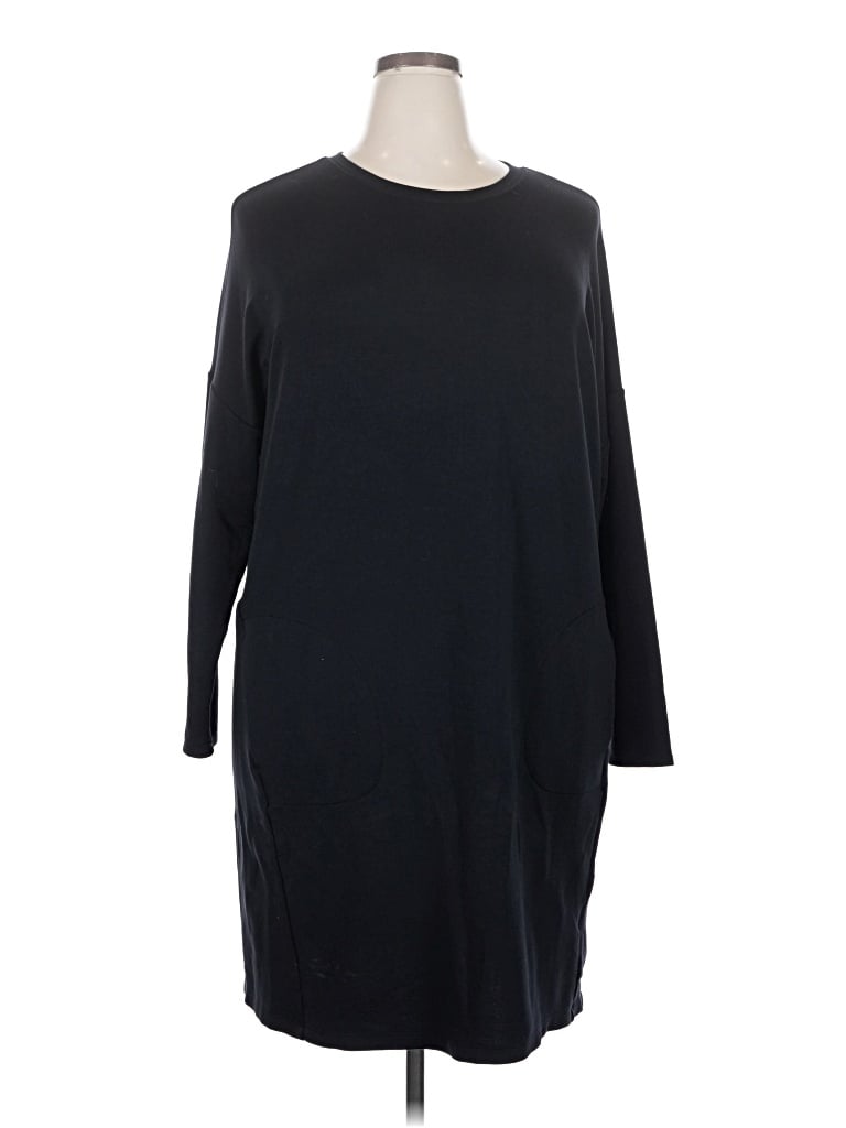 Pre-owned Skechers Casual Dress In Black
