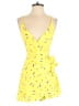 Free People 100% Rayon Hearts Yellow Romper Size 0 - photo 1