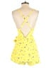 Free People 100% Rayon Hearts Yellow Romper Size 0 - photo 2