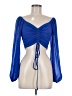 Boture Blue 3/4 Sleeve Blouse Size 6 - photo 1