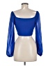 Boture Blue 3/4 Sleeve Blouse Size 6 - photo 2