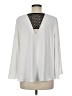 Cooper & Ella 100% Polyester Ivory 3/4 Sleeve Blouse Size Med (2) - photo 2
