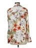 Worthington 100% Polyester Floral Ivory Long Sleeve Blouse Size M - photo 2