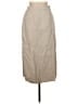Talbots 100% Linen Tan Casual Skirt Size 8 Petite - photo 1