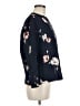 Vince. 100% Polyester Floral Blue Long Sleeve Blouse Size M - photo 4