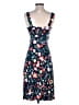 Boden Floral Blue Cocktail Dress Size 4R - photo 2