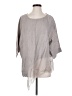 Tempo Paris Gray 3/4 Sleeve Blouse Size S - photo 1