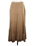 Ivy Solid Tan Casual Skirt Size 8 - photo 1