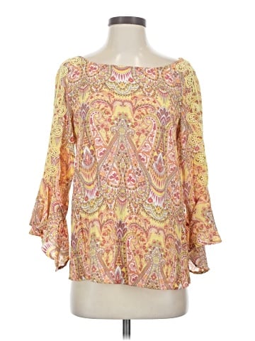 Sharagano 3/4 Sleeve Blouse (view 1)