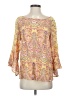Sharagano Yellow 3/4 Sleeve Blouse Size S - photo 1