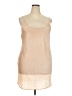 Isabel Toledo 100% Polyester Tan Tank Top Size 18 - photo 1