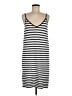 Zara Stripes Silver Casual Dress Size M - photo 1