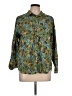 Ann Taylor LOFT Paisley Green Long Sleeve Blouse Size L - photo 1