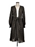 Max Studio Polka Dots Brown Casual Dress Size M - photo 1