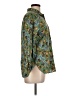 Ann Taylor LOFT Paisley Green Long Sleeve Blouse Size L - photo 4