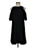 Milly Solid Black Casual Dress Size P (petite) - photo 1