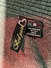 Red Paint 100% Acrylic Gray Cardigan Size M - photo 7