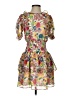 Walter Baker 100% Polyester Print Yellow Cocktail Dress Size XS - photo 1