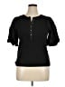 Old Navy Black Short Sleeve Blouse Size XL - photo 1