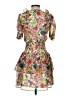 Walter Baker 100% Polyester Print Yellow Cocktail Dress Size XS - photo 2