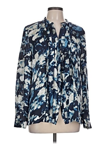 AK Anne Klein Long Sleeve Blouse (view 1)