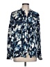 AK Anne Klein 100% Polyester Blue Long Sleeve Blouse Size L - photo 1