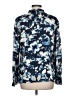 AK Anne Klein 100% Polyester Blue Long Sleeve Blouse Size L - photo 2