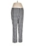 Le Chateau Checkered-gingham Black Casual Pants Size 8 - photo 1