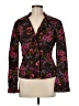 Johnny Was Floral Purple Black Blazer Size M - photo 1