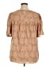 Dokotoo 100% Polyester Brown Short Sleeve Blouse Size XL - photo 2