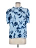 Calvin Klein 100% Polyester Blue Short Sleeve Blouse Size M (petite) - photo 1