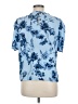 Calvin Klein 100% Polyester Blue Short Sleeve Blouse Size M (petite) - photo 2