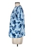 Calvin Klein 100% Polyester Blue Short Sleeve Blouse Size M (petite) - photo 5