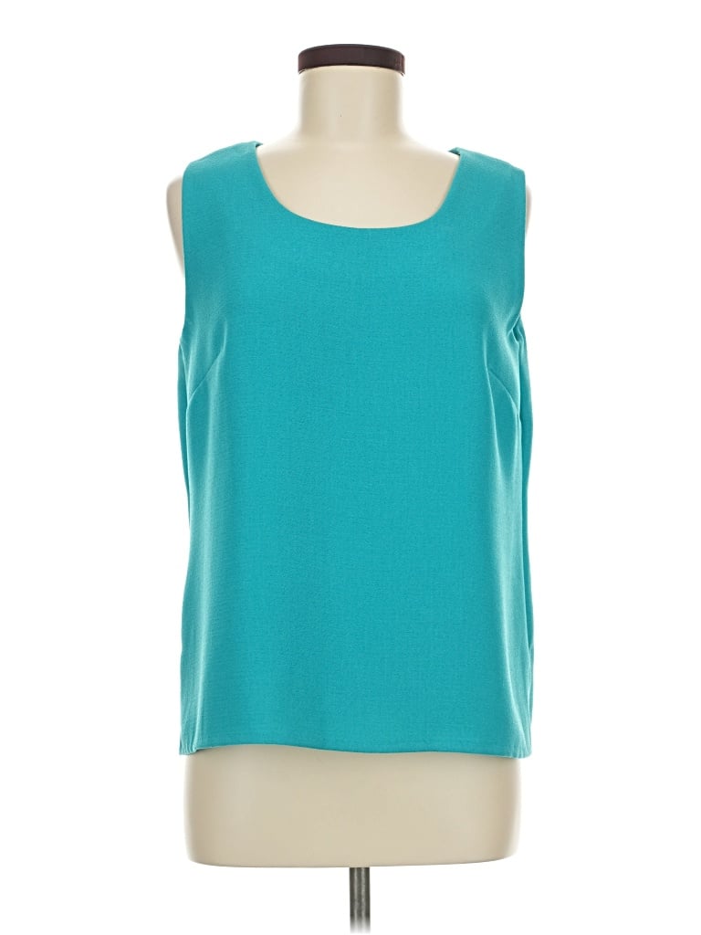 Pre-owned Emmelle Sleeveless Blouse In Teal