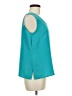 Emmelle Teal Sleeveless Blouse Size M - photo 4
