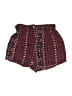 Shein 100% Viscose Print Red Shorts Size 6 - photo 1