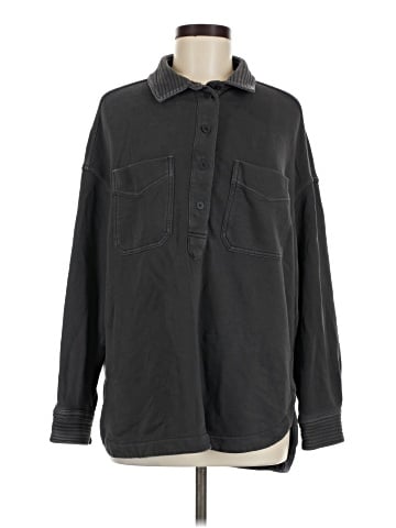 Aerie Long Sleeve Button-Down Shirt (view 1)