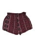 Shein 100% Viscose Print Red Shorts Size 6 - photo 2